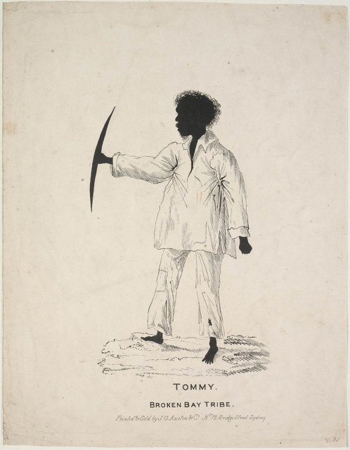 Tommy, Broken Bay Tribe by William Henry Fernyhough, c1836  SLNSW